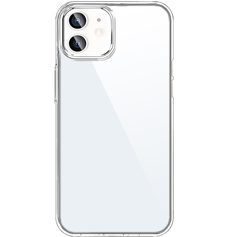 TENOC Phone Case Compatible with iPhone 12 & iPhone 12 Pro, Clear Case Shockproof Protective Bumper Slim Cover for 6.1 Inch - Image 1
