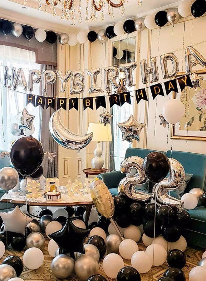 30-Piece Decorative Birthday Party Celebration Activities Inflatable Balloon Set - Image 3