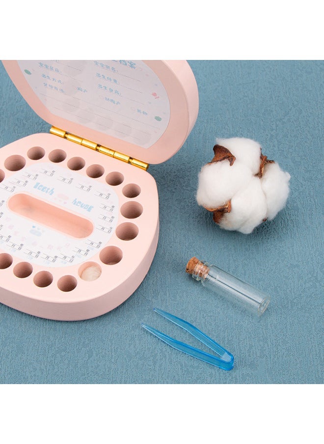 Adorable Teeth Storage Box For Boys And Girls Baby Hair Preservation Memorial Box Cute Tooth Collection Box For Children-Specifications:Pink-Zodiac Sheep - Image 4