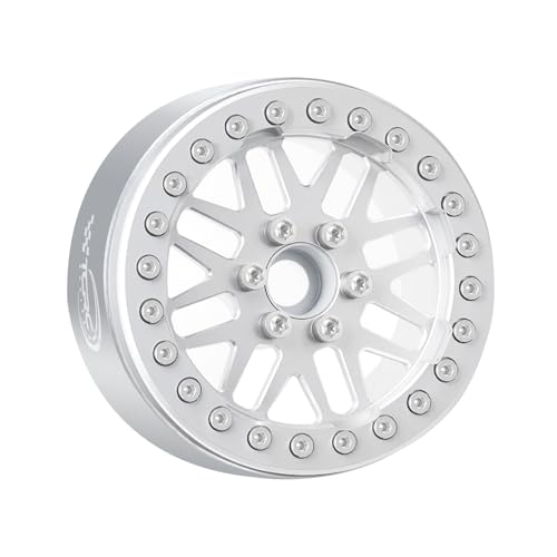 TCRC 4PCS Aluminum 22 Inch Beadlock Wheel Hubs for Axial SCX10 Wraith RR10 YETI TRX4 VS410 Redcat Gen8 D90 110 RC Crawler Car Upgrades - Image 1