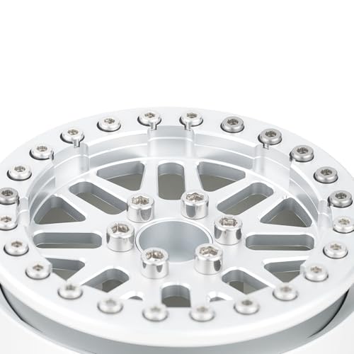 TCRC 4PCS Aluminum 22 Inch Beadlock Wheel Hubs for Axial SCX10 Wraith RR10 YETI TRX4 VS410 Redcat Gen8 D90 110 RC Crawler Car Upgrades - Image 5