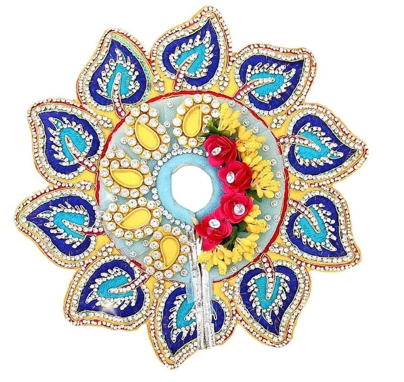 Partish Laddu Gopal Heavy Janamashtmi Dress Size 0 l Ladoo Gopal Dress l Kanha Ji Poshak Size 1 2 4 5 6 (Y) - Image 3