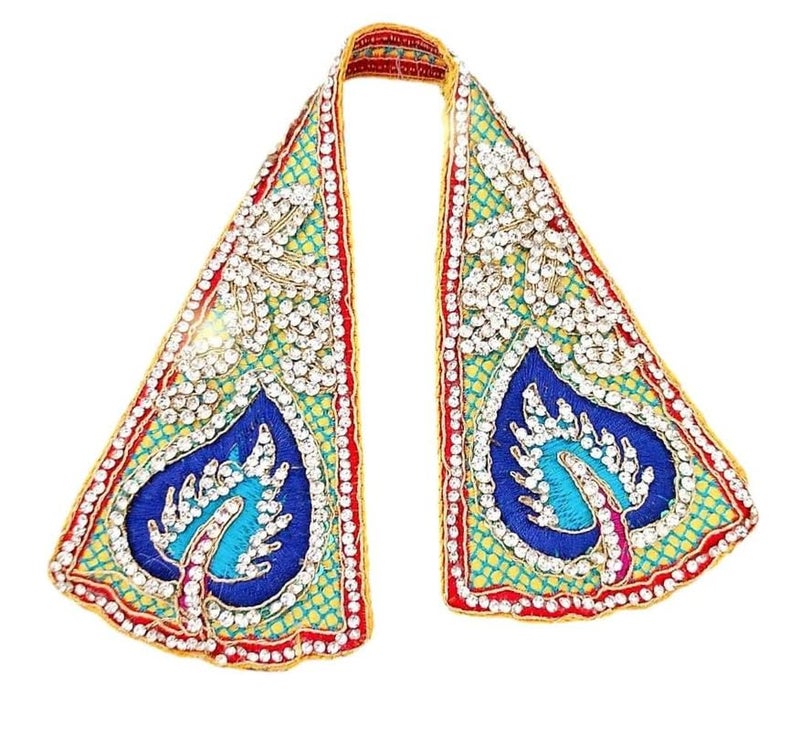 Partish Laddu Gopal Heavy Janamashtmi Dress Size 0 l Ladoo Gopal Dress l Kanha Ji Poshak Size 1 2 4 5 6 (Y) - Image 4