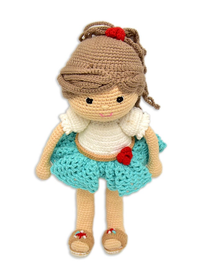 Happy Threads Handmade Crocheted Love Katie Doll (17 inches) – Multicolour | Crochet Toys | Child Safe | for Babies 6 Months & Above | Dolls for Boys/Girls| For Birthday Gift | Decorative Items for Room - Image 3