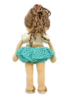 Happy Threads Handmade Crocheted Love Katie Doll (17 inches) – Multicolour | Crochet Toys | Child Safe | for Babies 6 Months & Above | Dolls for Boys/Girls| For Birthday Gift | Decorative Items for Room  - Image 1
