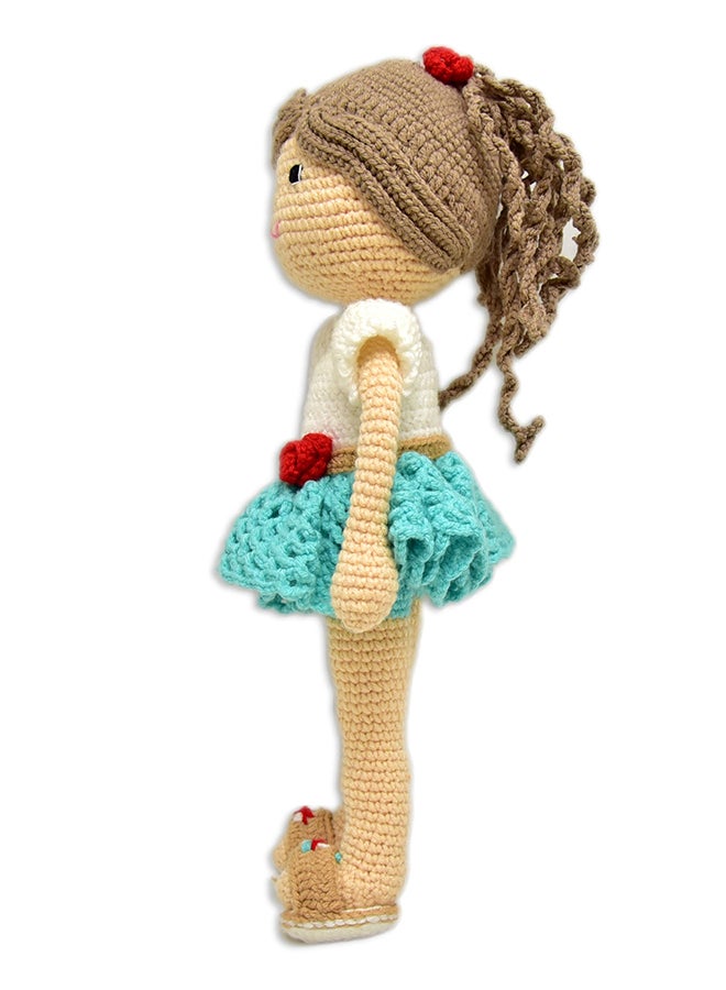 Happy Threads Handmade Crocheted Love Katie Doll (17 inches) – Multicolour | Crochet Toys | Child Safe | for Babies 6 Months & Above | Dolls for Boys/Girls| For Birthday Gift | Decorative Items for Room - Image 2