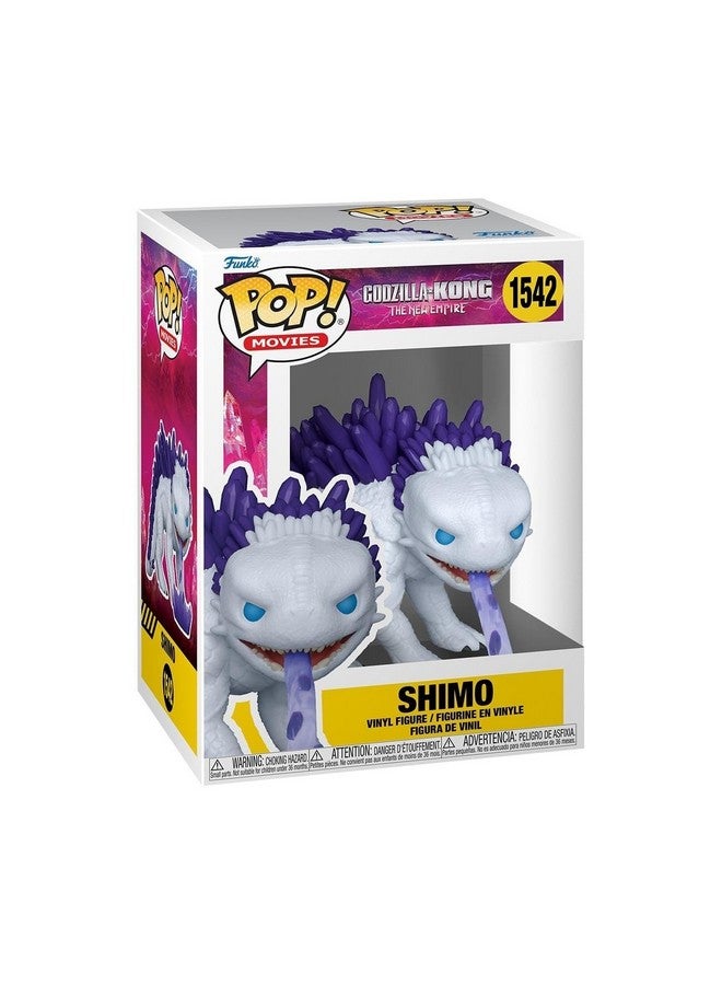 Funko فنكو بوب! أفلام: غودزيلا ضد كونغ: الإمبراطورية الجديدة - شيمو مع شعاع الجليد - غودزيلا ضد كونغ - تمثال فينيل قابل للجمع - فكرة هدية - منتجات رسمية - للأطفال والبالغين - عشاق الأفلام - Image 1