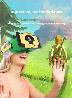 ديفاسو سماعة رأس VR مطورة لنموذج Switch OLED - عدسات HD قابلة للتعديل وحزام رأس مريح، مجموعة Labo VR نظارات ثلاثية الأبعاد متوافقة مع ملحقات Switch.  - Image 4