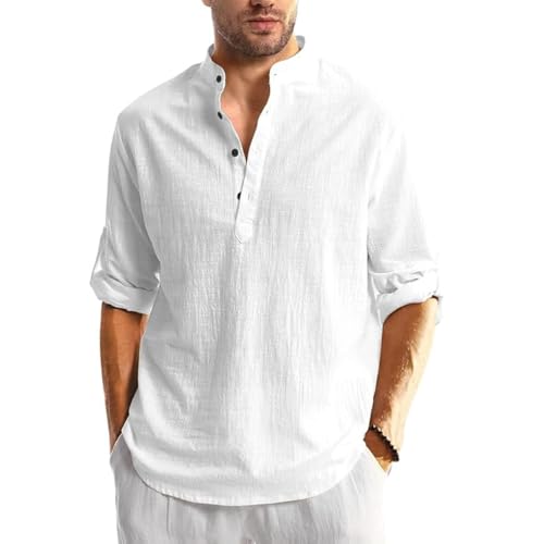 Bellstone Men’s Cotton Blend Solid Regular Fit Full Sleeve Short Kurta | Men's Trendy Short Kurta | Ethnic Stylish Casual Lightweight Summer Kurta for Daily and Occasion Use - Image 5