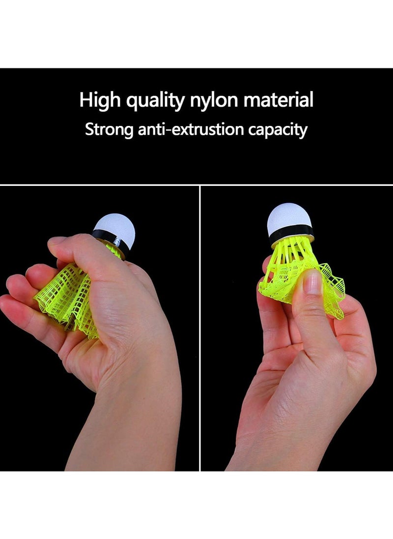 QSHOP Badminton Shuttlecock - QSHOP® 6 Pack Nylon Badminton Balls Stable and Durable High Speed Sports Training Balls for Indoor Outdoor Play  - Image 5