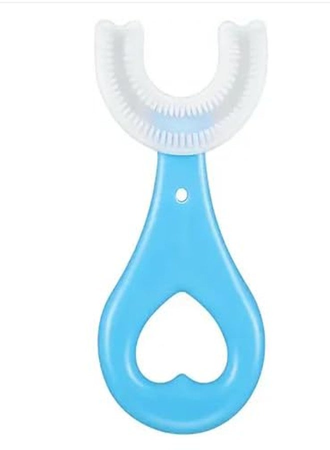 KALRA MAGIC® 1Pc Baby U Shape Brush & 1Pcs Silicone Teether Set BPA-Free, Soft Chew Teething Toy & Self-Feeding Pacifier for Infants & Toddlers (Combo No 9) - Image 2