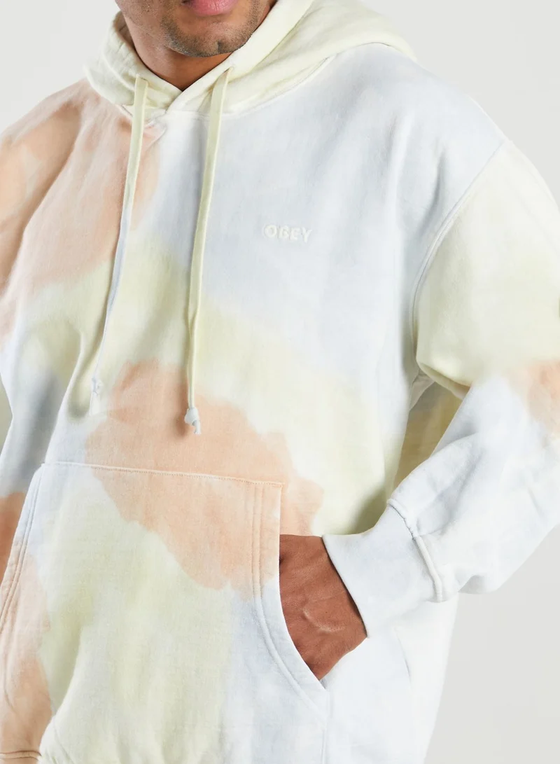 OBEY Tie Dye Fleece Sweatshirt