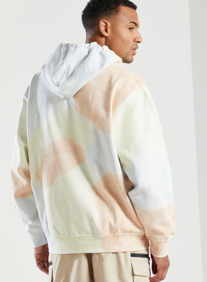 OBEY Tie Dye Fleece Sweatshirt
