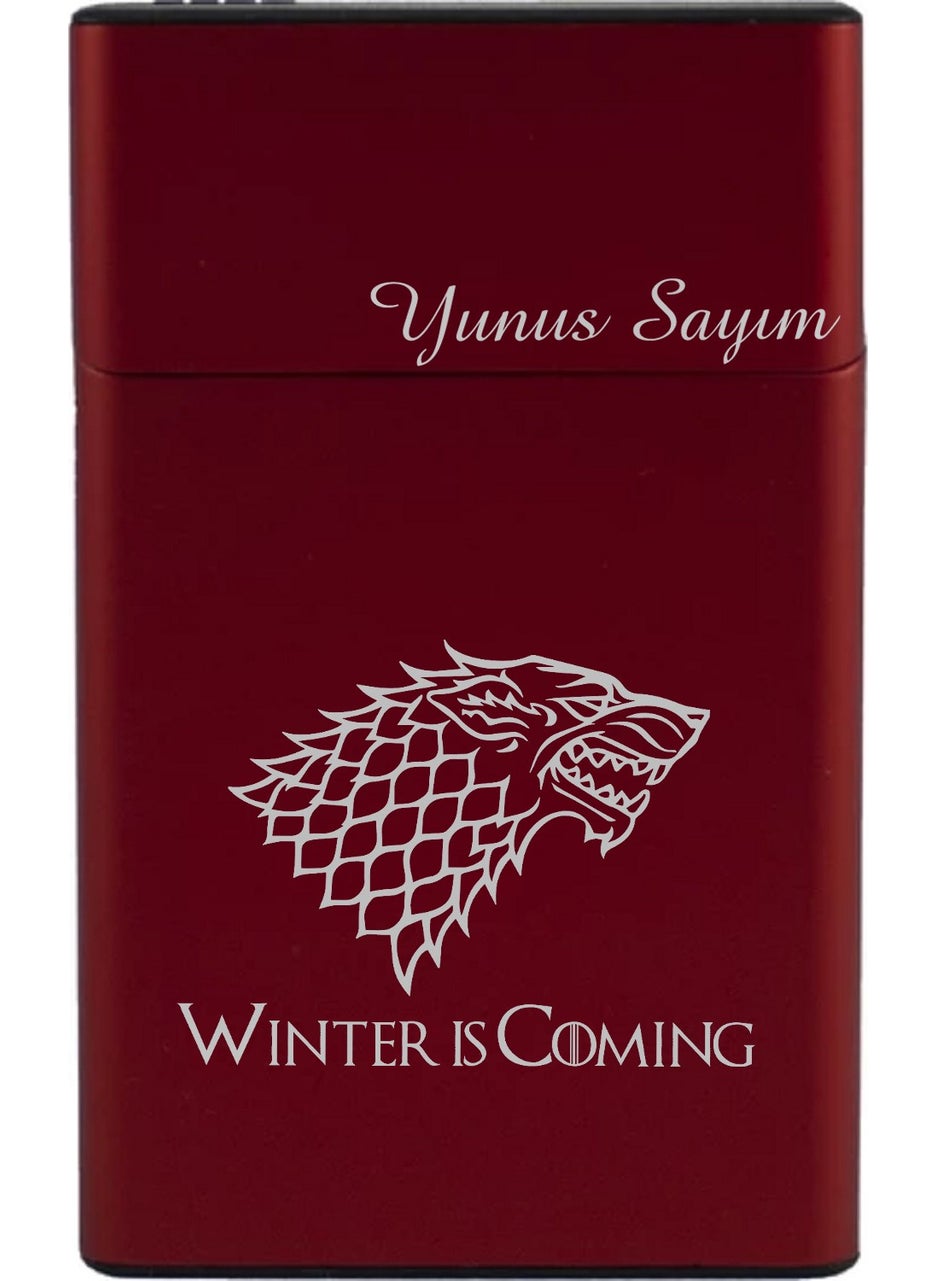 Ada Laser Personalized Metal Cigarette Box with Winter Is Coming Logo - pzsku/ZAF22D67259649422113EZ/45/_/1725790406/1f5832c5-5436-4e50-84eb-59141acaa775