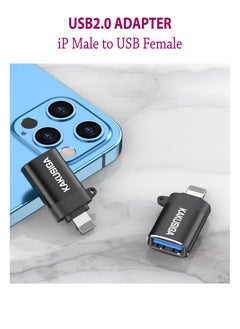 KAKUSIGA iPhone Male to USB Female OTG Adapter - Black  - Image 1