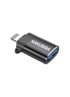 KAKUSIGA iPhone Male to USB Female OTG Adapter - Black  - Image 3