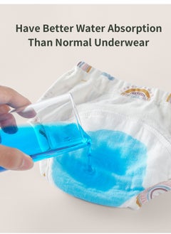 insular Cotton Diaper 6 Layer Breathable Toddler Training Pants 2 Counts For Baby Girl  - Image 2
