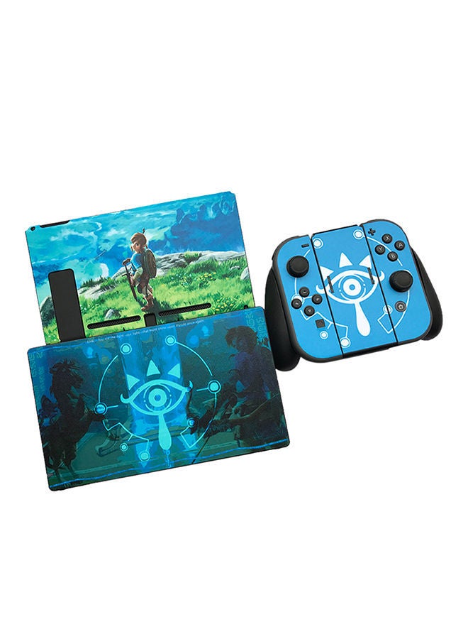 NIBEMINENT Protective Sticker For Nintendo Switch Console With Joy-Con Controller Stick  - Image 1