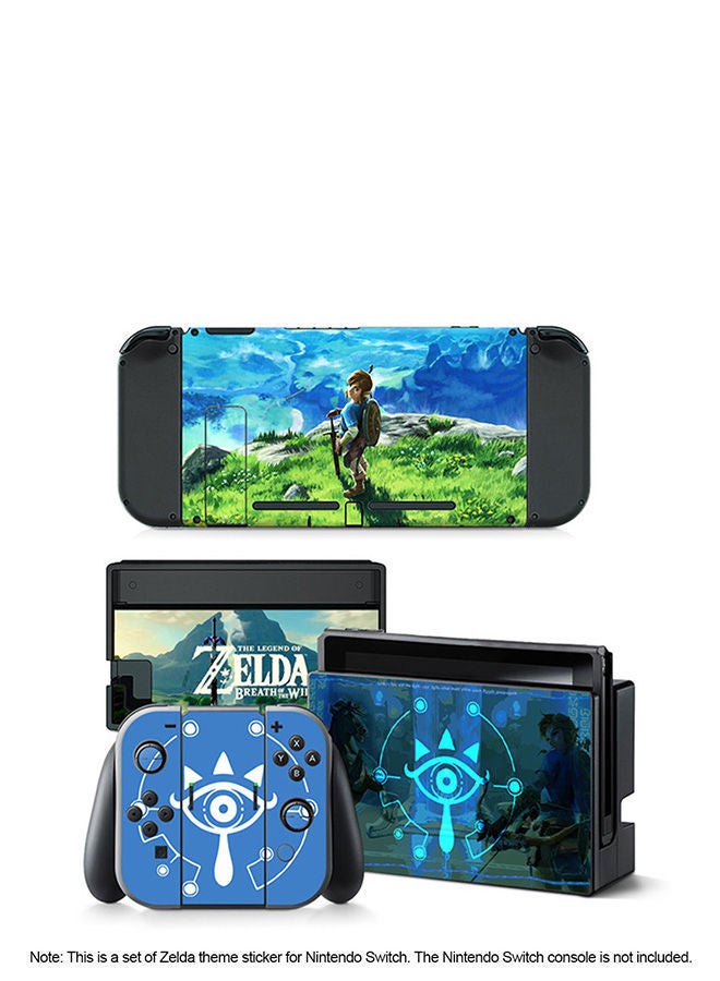 NIBEMINENT Protective Sticker For Nintendo Switch Console With Joy-Con Controller Stick  - Image 5