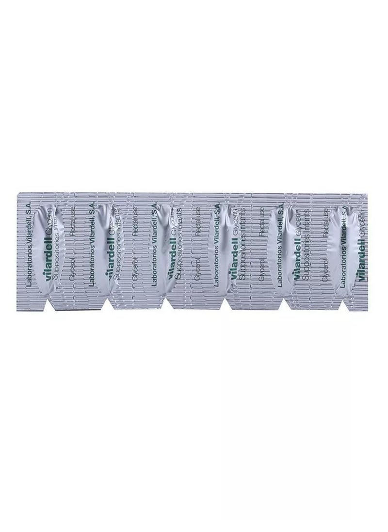 Vilardell Glycerin 0.92 G Children Suppositories 12'S  - Image 3