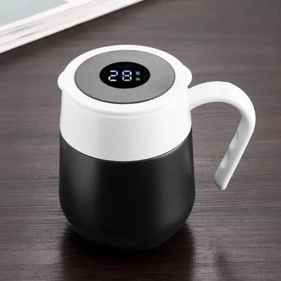 PAVITYAKSH PAVITYAKSH TEMPRATURE Coffee Cup Vacuum Insulated Stainless Steel Coffee Cup with Temperature Display 460ML for Hot Cold - Image 1