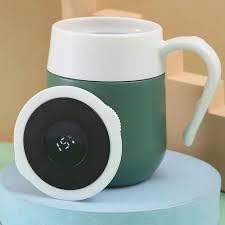 PAVITYAKSH PAVITYAKSH TEMPRATURE Coffee Cup Vacuum Insulated Stainless Steel Coffee Cup with Temperature Display 460ML for Hot Cold - Image 2
