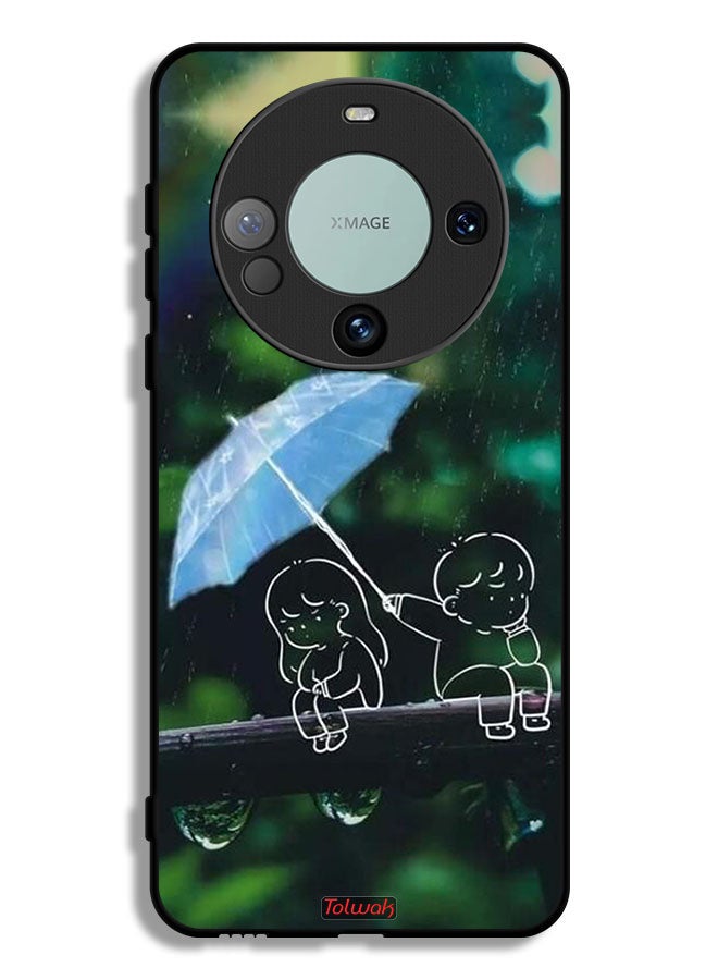 Tolwak Huawei Mate 60 Protective Case Cover Couple Abstract Art - Image 1