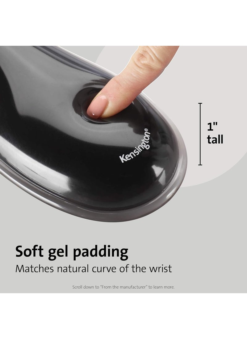 Kensington Kensington Duo Gel Mouse Pad with Wrist Rest Ergonomic Mouse Pad with Wrist Support for Pain Relief Comfortable NonSkid Gel Mouse Pad for Computer Laptop Office  Home 96 x 76 Blue K62401AM  - Image 3