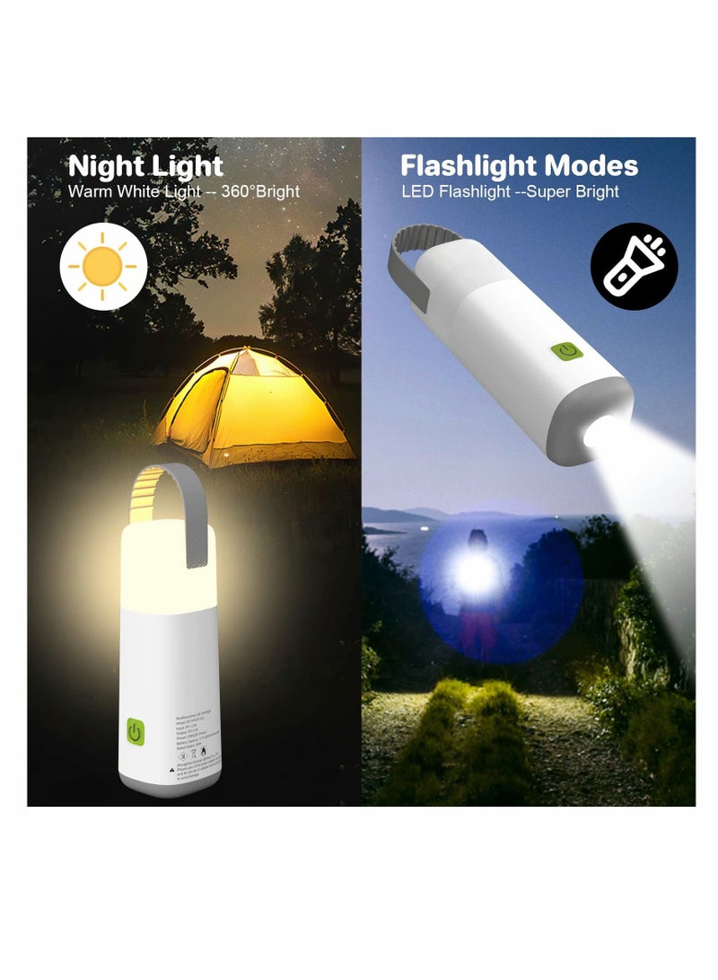 Y&D LED Camping Lantern Flashlights Rechargeable Lights with 2 Modes Lanterns Gear Accessories Essentials Tent for Power Outages Emergency Hurricane  - Image 3