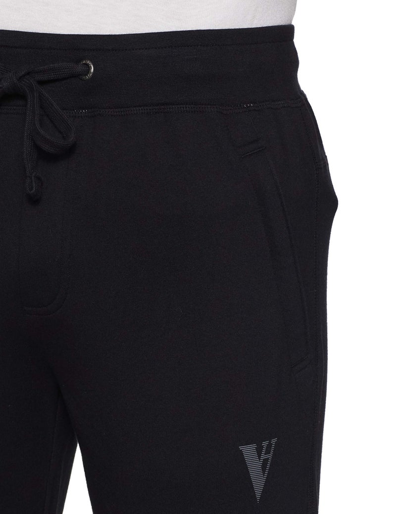 Van Heusen Athleisure Men's Track Pants(50054_Black_Medium_Black_Medium) - Image 3