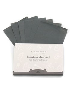 KISSY 100 Counts Oil Blotting Sheets for Face Natural Blotting Paper for Oily Skin with Bamboo Charcoa  - Image 1