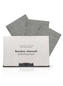 KISSY 100 Counts Oil Blotting Sheets for Face Natural Blotting Paper for Oily Skin with Bamboo Charcoa  - Image 2