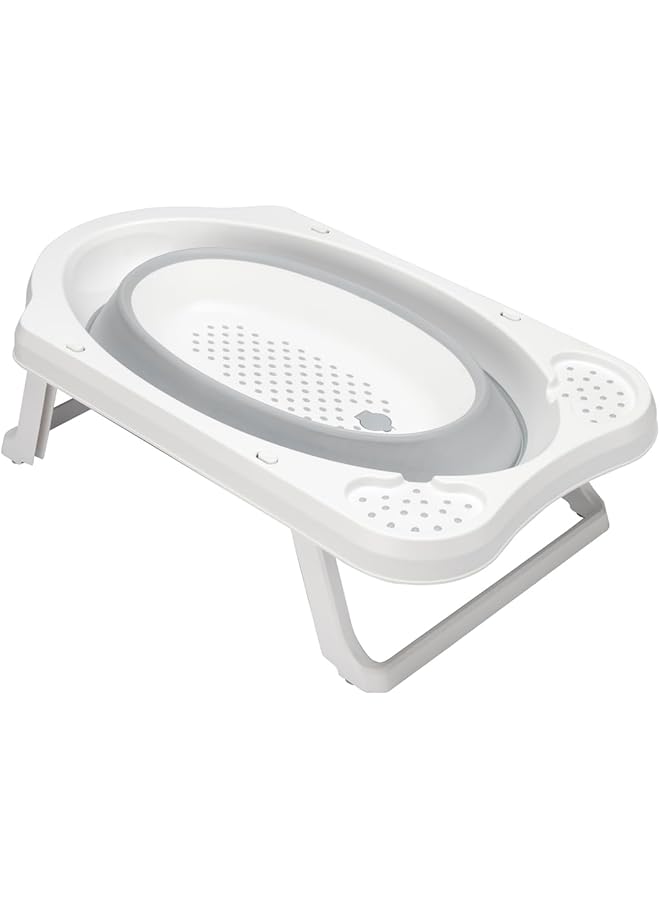keeeper Keeper Foldable Baby Bath With White/Grey - Image 4