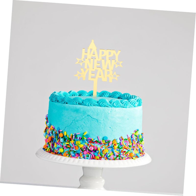 Reusable Year Cake Toppers Decorations 10pcs Cupcake Picks for Happy Year Party - Image 4