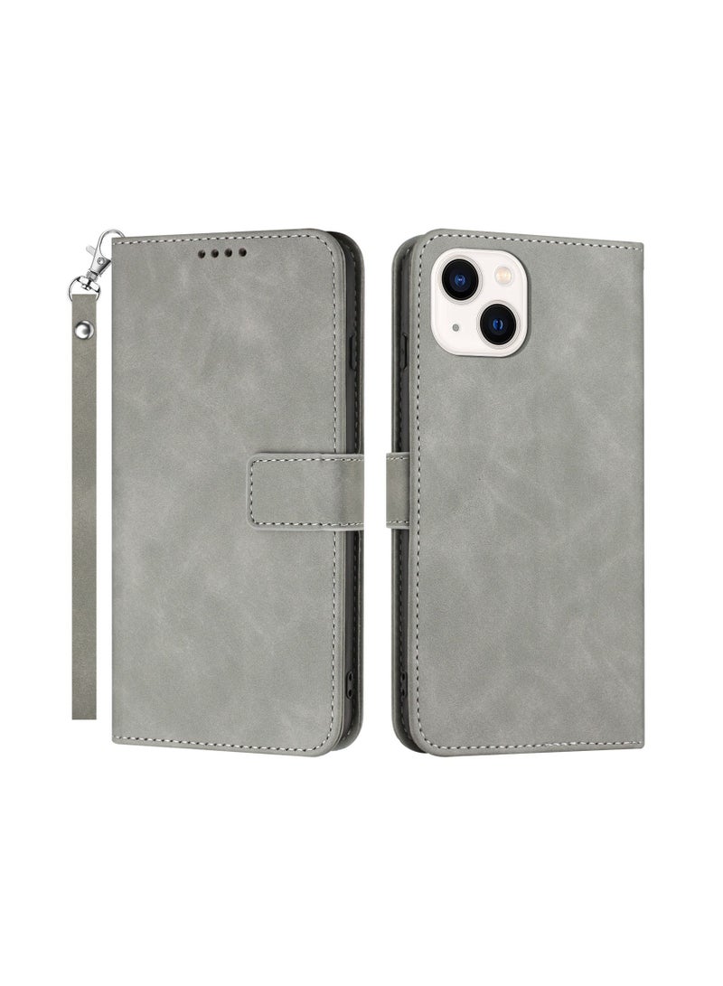 Suteni Flip Cover Leather Protective Hidden Card Slots Phone Case for iPhone - Image 1