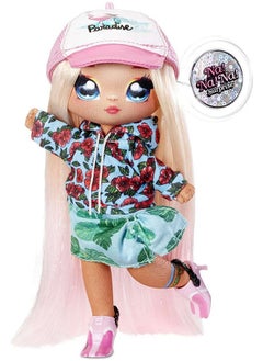 Na! Na! Na! Surprise Na! Na! Na! Surprise MGA Entertainment Na Na Na Surprise 2-in-1 Fashion Doll and Sparkly Sequined Purse Sparkle Series Krysta Splash, 7.5inch Surfer Doll (573760EUCALT)  - Image 2