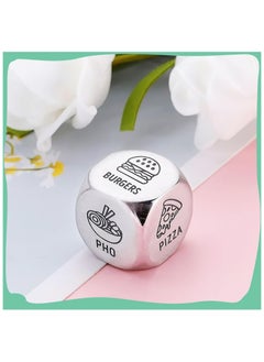 GMORO 2 Pcs Food Dice Game,Valentines Day Gifts for Him Multiple Food Choice Dice,Boyfriend Girlfriend Wedding Anniversary Engagement or Birthday Gifts  - Image 4