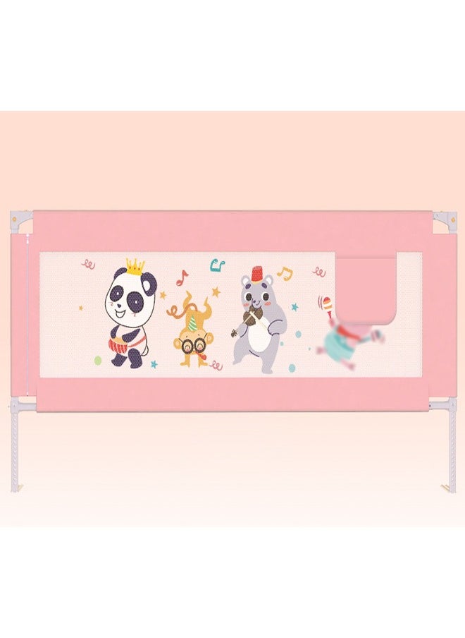 ZCM-HAPPY - Crib guardrail Portable safety foldable adjustable height fall protection guardrail Toddler bed rail single side 180cm - Image 1