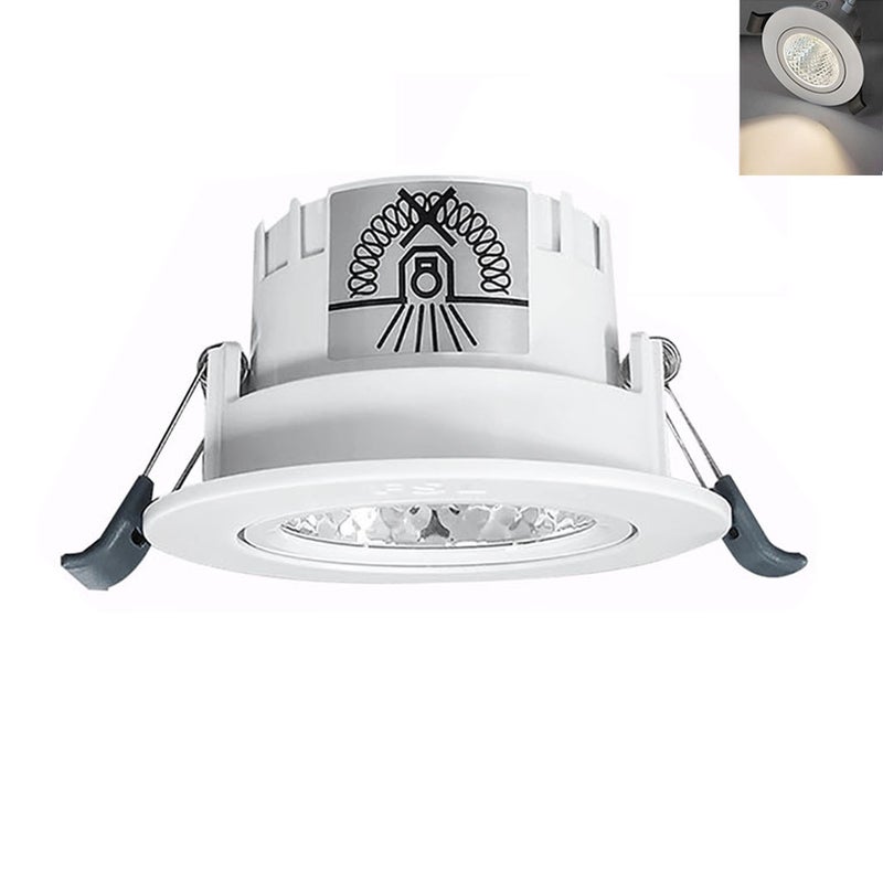 6W Adjustable Angle Deep Anti-Glare COB Spotlights Ultra Thin Recessed Light Eyeball Retrofit Spotlight 3000K 4000K Optional Flat Spot Lights - Image 1