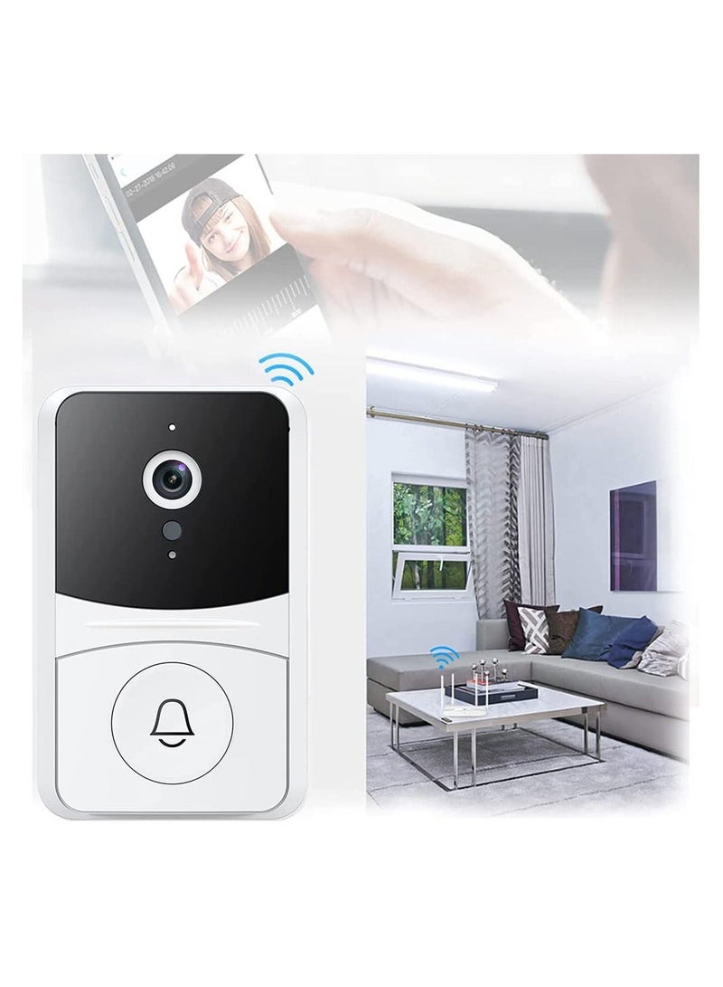 Wireless Doorbell Camera, Smart Doorbell Surveillance, 2-Way Audio for IOS & Android Phone, 720P, Night Vision Home Doorbell Camera for Homes, Apartments, Offices, 2.4Ghz WiFi Only - Image 3