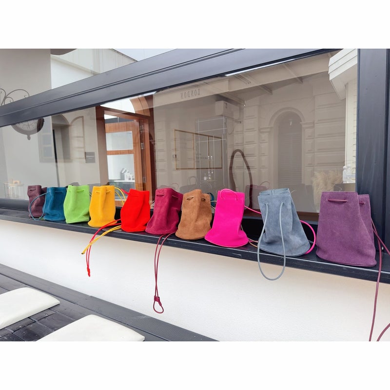 Korean Niche Drawstring Bucket Bag Ins Genuine Leather Women'S Bag Simple Crossbody First Layer Cowhide Shoulder Bag - Image 2