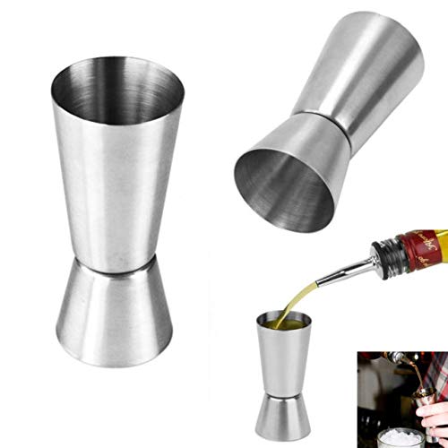 NJ OVERSEAS NJ Stainless Steel Double Side Jigger 30/60 ml: Pack of 2 - Image 5