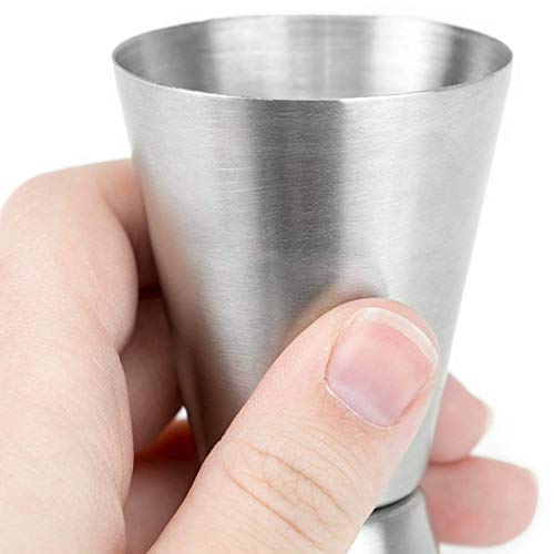 NJ OVERSEAS NJ Stainless Steel Double Side Jigger 30/60 ml: Pack of 2 - Image 4