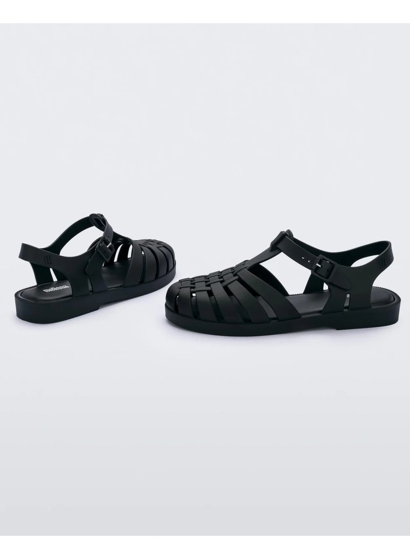 melissa Women's Possession Jelly Shoe Summer in Matte Black - Image 3