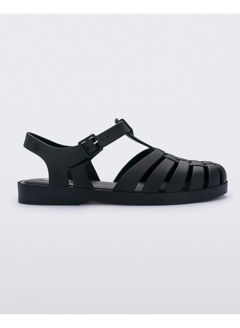 melissa Women's Possession Jelly Shoe Summer in Matte Black - Image 1