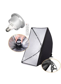 General Mushroom Soft Light 85w Photography Light Bulb LED Photography Light Fill Light Net Red Live Light 285w-Color:85W Lamp With Remote Control 3 Color Light + Soft Light Box  - Image 2