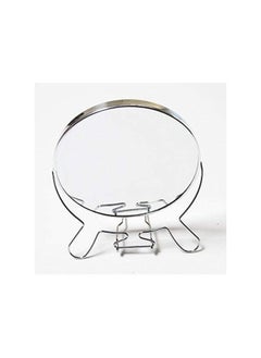 Generic Other Double-Sided Round Pedestal Mirror with Stainless Steel Floor Mount and Magnifying Effect  - Image 3
