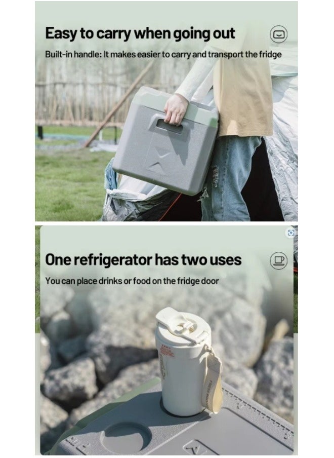 Alpicool - Alpicool X18 Portable Car Fridge, 18L，Small Fridge with Compressor Cooling,   Camping Accessories, -20°C Cooling Power! Keep Food Fresh, Enjoy Ice Drinks Anywhere，Perfect for Camping, RV Trips and Cozy Home Life - Image 1