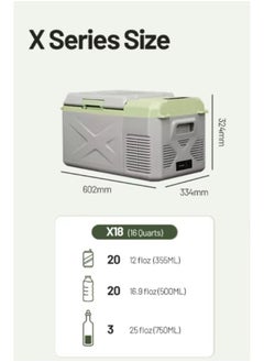 Alpicool X18 Portable Car Fridge, 18L Roomy Capacity with Compressor Cooling, Perfect for Thrilling Travels & Cozy Camping - pzsku/ZAF243D98DE021BF6EB3CZ/45/_/1734015329/ac639718-7cdb-4e74-b5f6-f179facfc10b