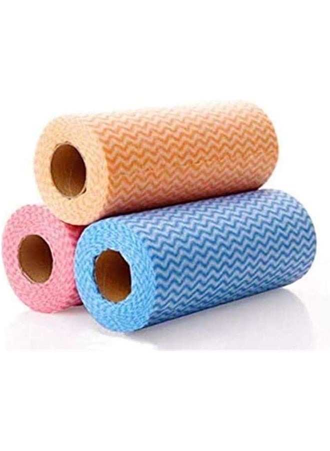 SKY-TOUCH 150Pcs/Roll Reusable Cleaning Wipe, Household & Kitchen Towels - Image 1